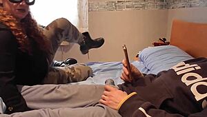 Housewife Swallows Neighbor's Cum In Mouth