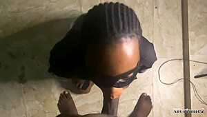 My sexy ebony roommate sucks my dick dry in the dorm