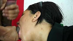 Brazilian Femdom Highlights Licking Ass Domination Bdsm Cumshot!