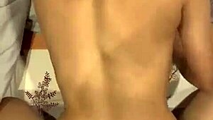 asian slut cheats her bf after party blowjob riding cum twice