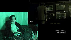 Naked brunette bbw with big natural tits and tattoos plays alan wake 2 part 12