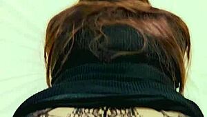 me cojo a mi esposa con su vestido puesto tacones y su cachetero de encaje