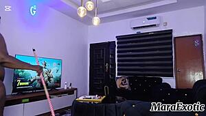 fat ass housewife mara exotic cleans naked and dances