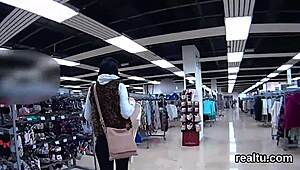 Can This Adorable Czech Nympho Resist Being Pounded In The Mall?