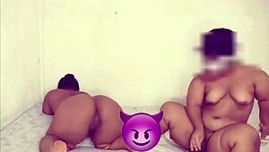 curvy latina bride fingers herself before falling down