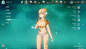 Hexi Wang mods nude Jean in Genshin.