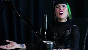 blonde teen cosplays in bdsm.