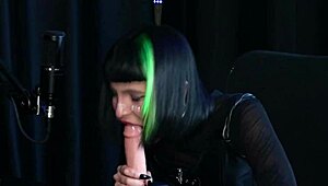 blonde teen cosplays in bdsm.