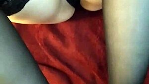 first footjob in stockings.