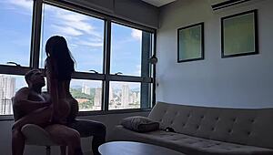 I dreamed of cumming and woke up fucking wet pussy by the sea