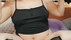 Ambe36DD says, 'Watch me tease you with my big natural tits!'