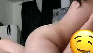 Stepsister creampie while parents away