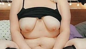 Ambe36DD says, 'Watch me tease you with my big natural tits!'