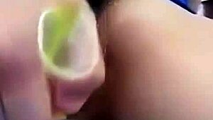 vietnamese girl masturbates to intense orgasm with wet fingers