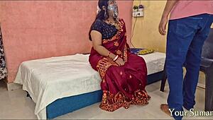 Indian Aunty Gets Horny And Fucked By Boy In Homemade Video.