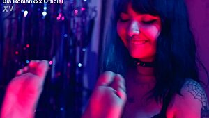 Small feet tickling submission with licking and sucking toes!