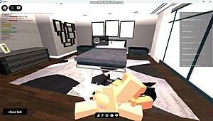 Intense Emotions Surge As Horny Prostitute Takes Huge Cock In Roblox Condo