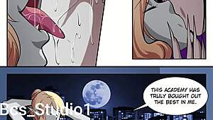 vampire girl transforms into sexy crossdresser