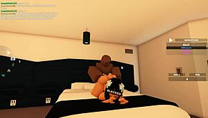 CUTE WHORE RIDES BIG BLACK COCK HARD