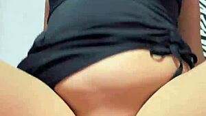 my sister-in-law comes home from a party in her sexy dress, ready to fuck in the kitchen