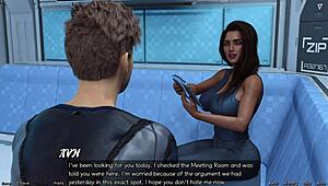 Indian milf shares secrets in space