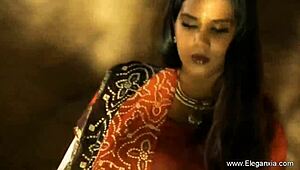 sensual delights from sweet indian milf undressing dancing striptease 😍