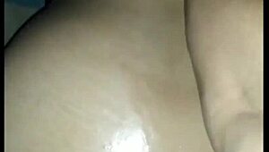 Roommate's first anal experience in doggystyle