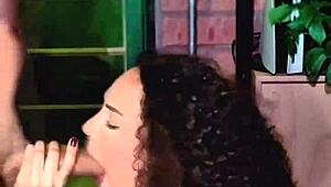 i gag hard on it - sloppy deepthroat by brunette latina