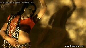 sensual delights from sweet indian milf undressing dancing striptease 😍