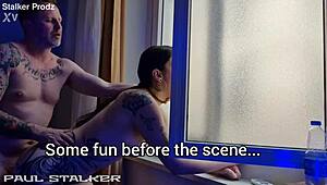 Inked goth Nemesi Widow in rough anal destruction.