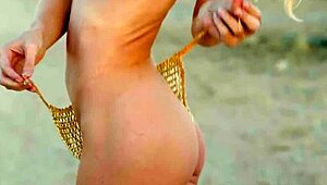 I-I strip naked in the desert, feeling so free.