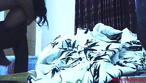 The teacher fucks the teen student with a condom