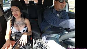 casting a pochita tatuada baby kat by luis garay with blowjob and licking