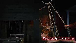 Black threesome with anal and bondage fun