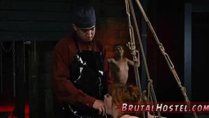 Black threesome with anal and bondage fun