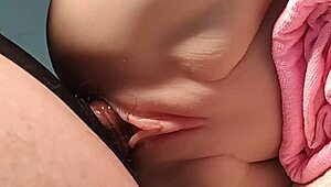 Pucker her ass and fuck her pussy