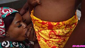 Brad's Huge Cock Won't Fit In My Tight Pussy! Licking And Fucking In Lingerie.