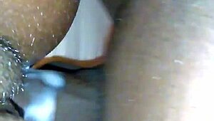 Chocolate Pussy Receives Creamy Creampie Filling