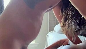 ゲットーガールがデカチン舐め回してゲロ吐き