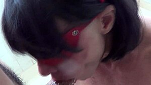 Went to visit a friend and ended up flashing pussy in group assfucking