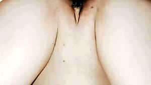 Milf in Stockings and Lingerie Gets Close-Up Anal