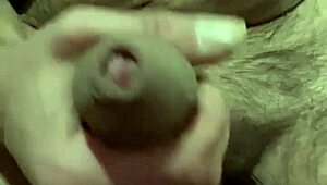 Hey, watch me masturbate playing with foreskin and balls, shooting load into camera part 1 😏. close up usa style