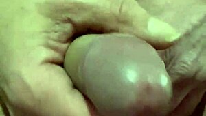 Hey, watch me masturbate playing with foreskin and balls, shooting load into camera part 1 😏. close up usa style