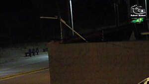 Beach Security Camera Catches Couple