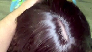 compañera de cuarto culona chupa mi verga y traga leche a cambio del alquiler en dorm rough quickie con big ass blowjob y cum in mouth