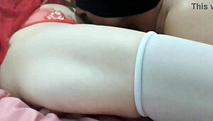 스텔라 금발 밀프 휴가 중 강렬한 구강 플레이에 보지 핥기