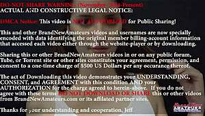 Petite Brunette Coed Starshine Masturbates and Deepthroats Cock