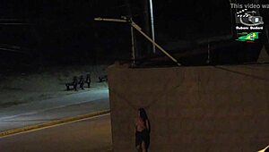 Beach Security Camera Catches Couple