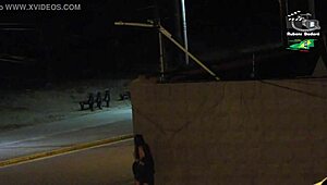 Beach Security Camera Catches Couple