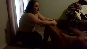 OH WOW CHECK OUT THIS NAKED WORKOUT WITH BIG NATURAL TITS AND ASS ON THAT BLACK MATURE MOMMY! HER TITS BOUNCE DURING THE INTENSE SESSION.